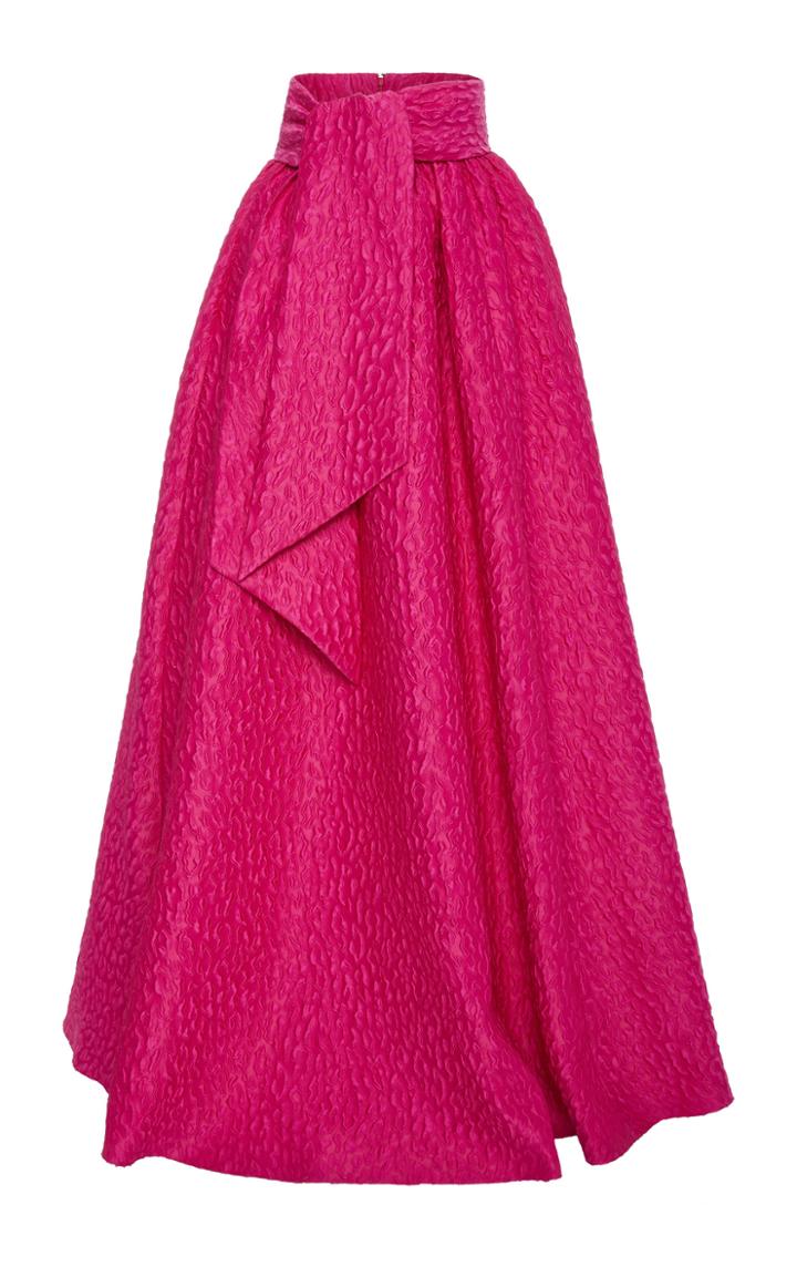 Brandon Maxwell Tie Front Ball Skirt