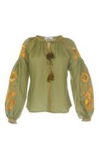 March11 Olive Kilim Blouse