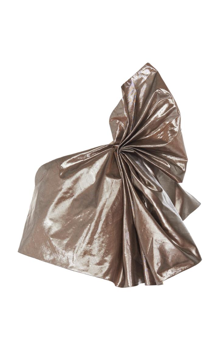 Leal Daccarett Tequila Ruffled And Lam Top