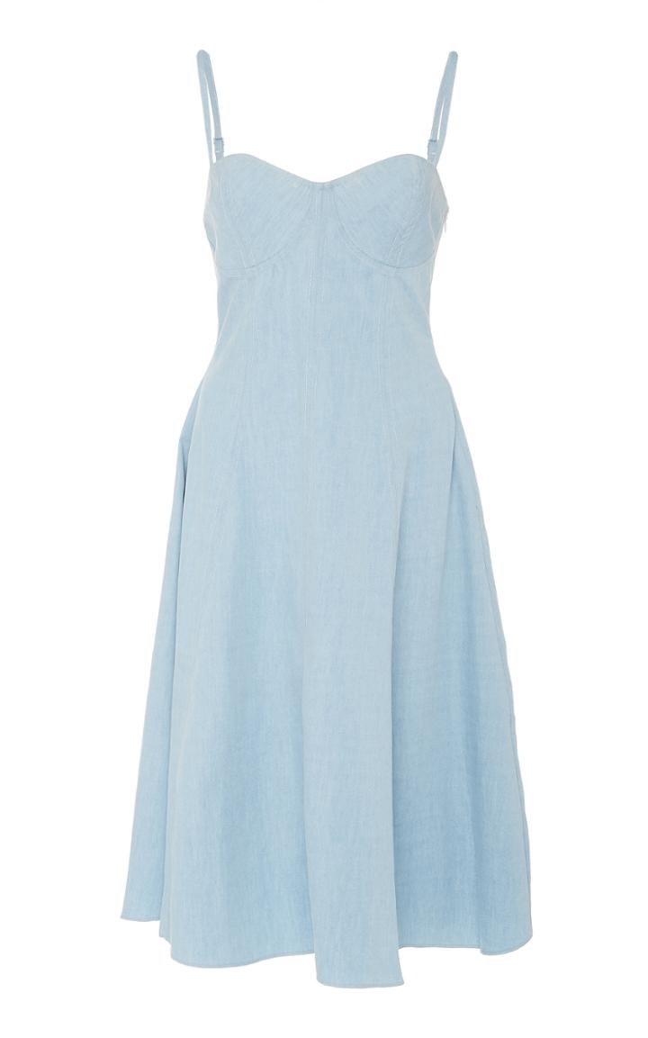 Verandah Balconette Denim Dress