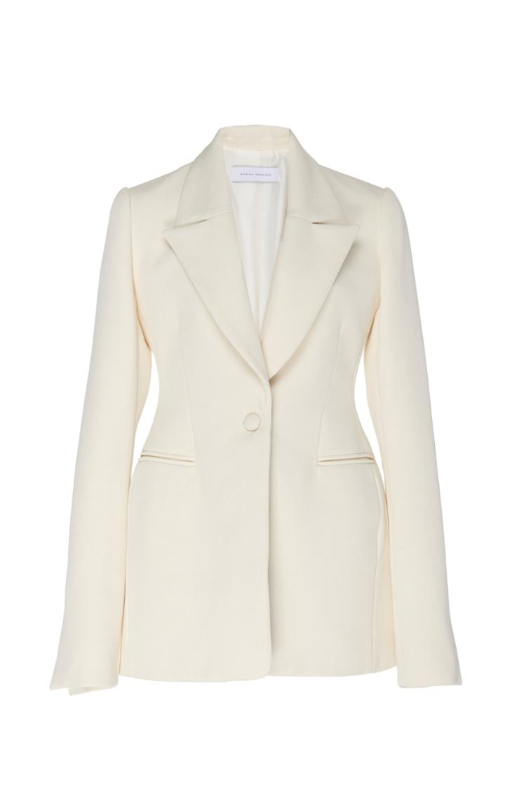 Marina Moscone Cotton-blend Blazer