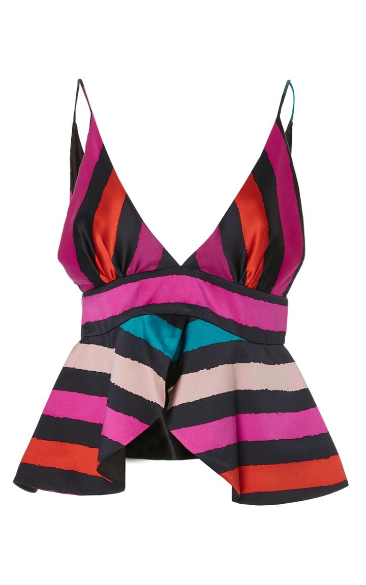 Leal Daccarett Tierra Peplum Tank
