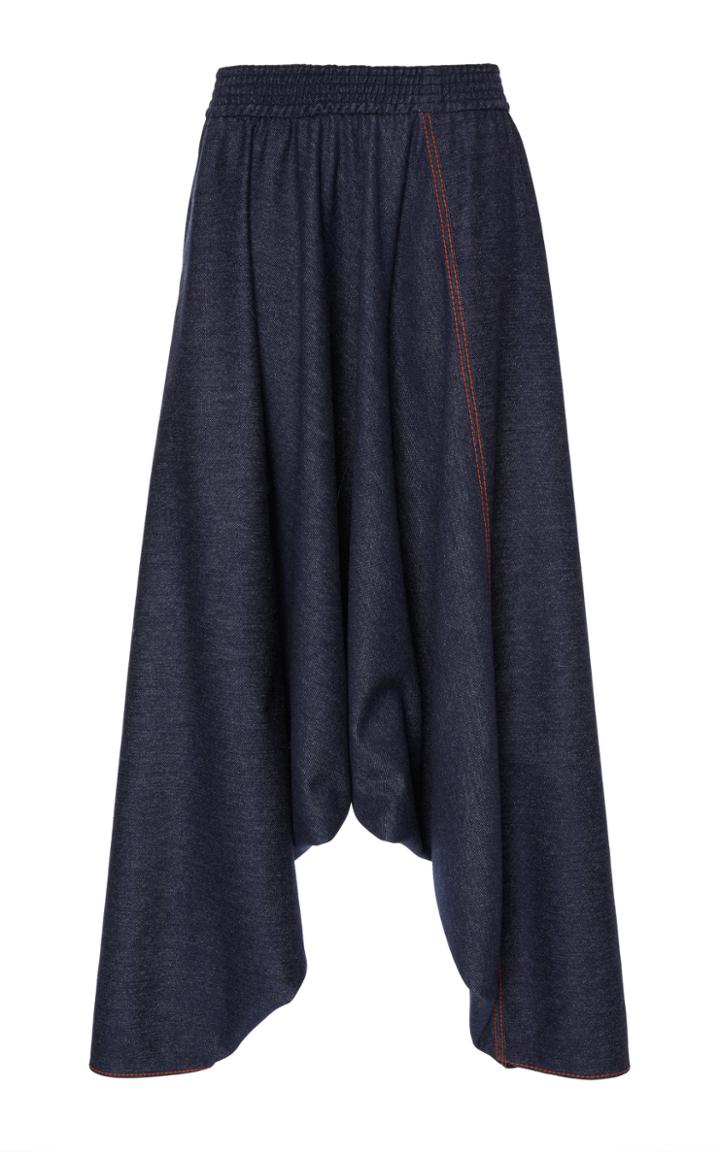 Agnona Denim Harem Trousers