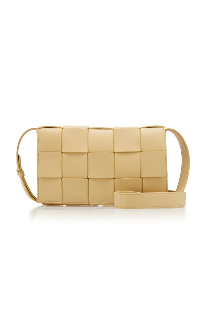 Bottega Veneta Cassette Intrecciato Leather Shoulder Bag