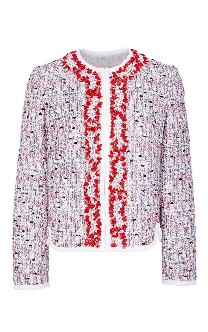 Giambattista Valli Embellished Tweed Jacket