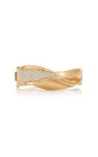 Hueb Twisted Gold And Diamond Bracelet