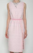 Moda Operandi Giambattista Valli Embellished Neckline Tweed Mini Dress