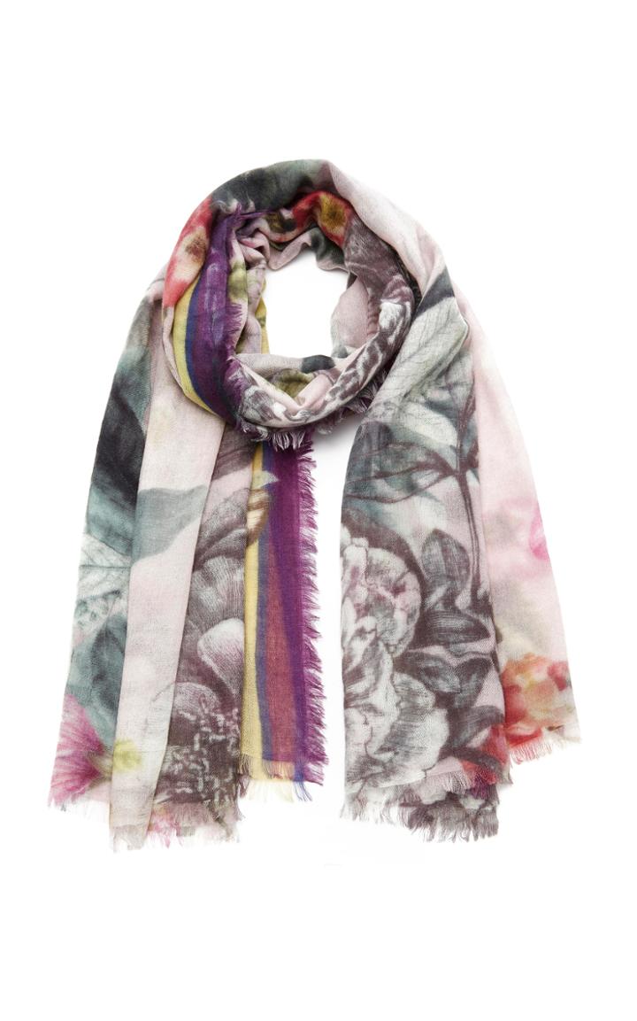 Ama Pure Flowerpower Porpora Scarf