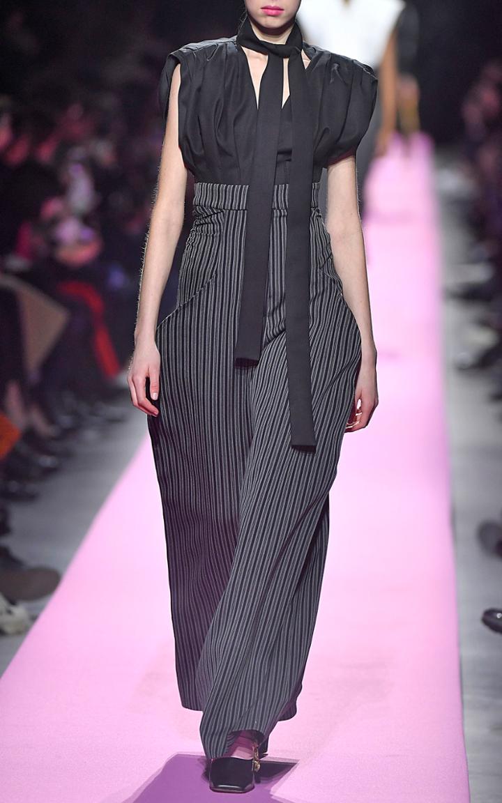 Jacquemus Draped Scarf Neck Blouse
