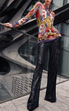 Moda Operandi Naeem Khan Beaded Long Top