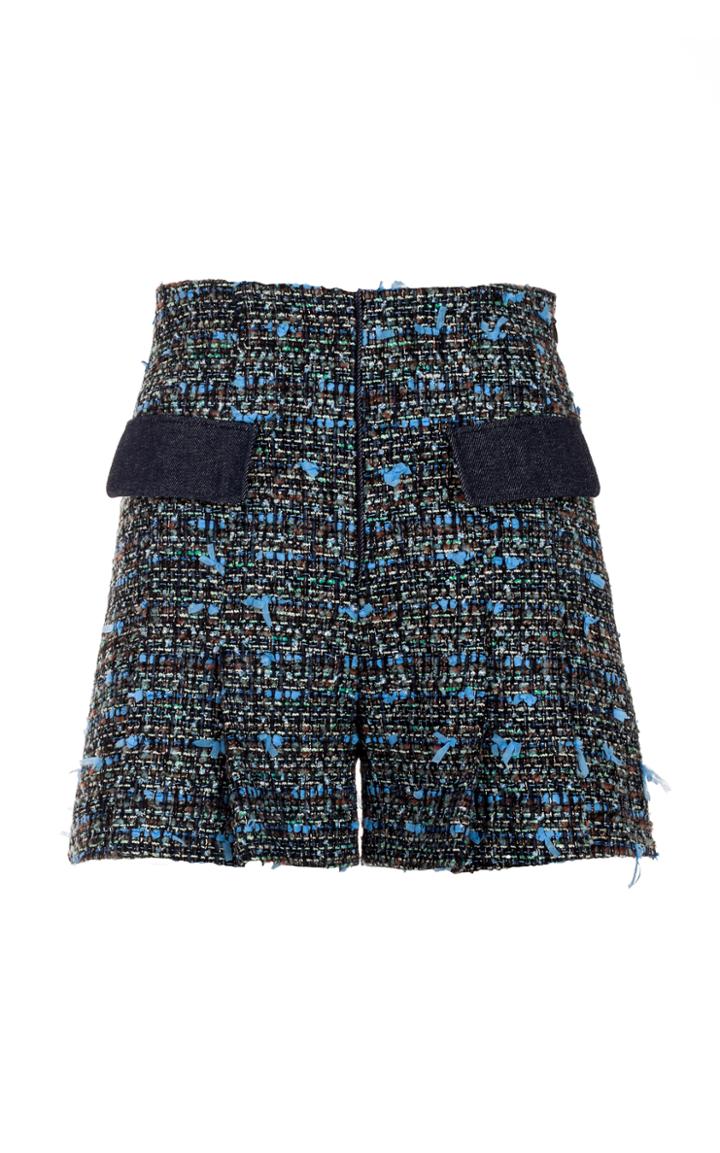 Genny Blue Aluminum Shorts