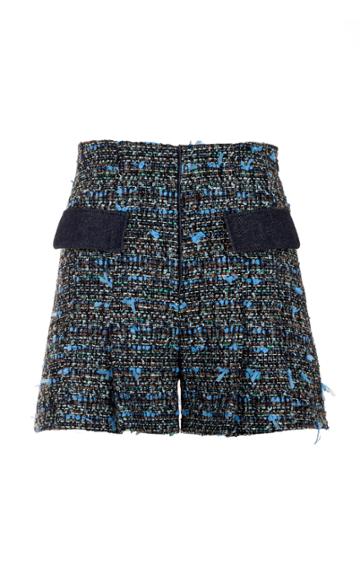 Genny Blue Aluminum Shorts