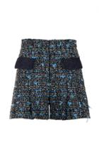 Genny Blue Aluminum Shorts