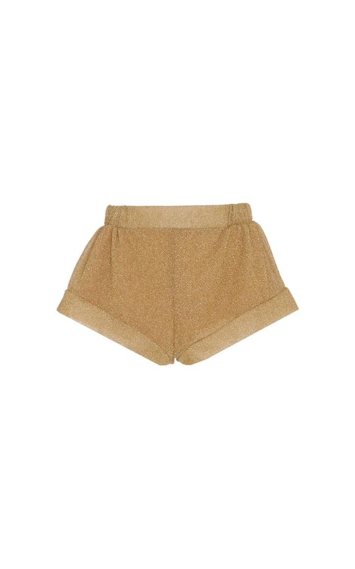Oseree Lurex Mini Shorts