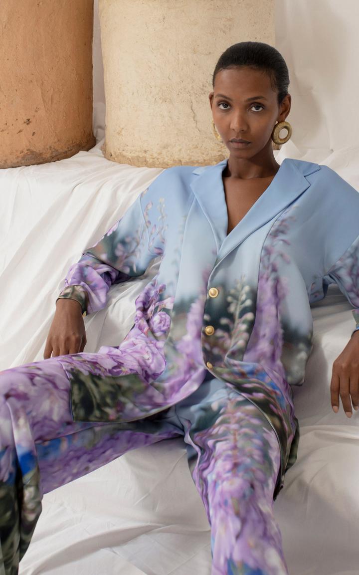 Moda Operandi Sandra Mansour Du Mois De Mai Printed Crepe Pants