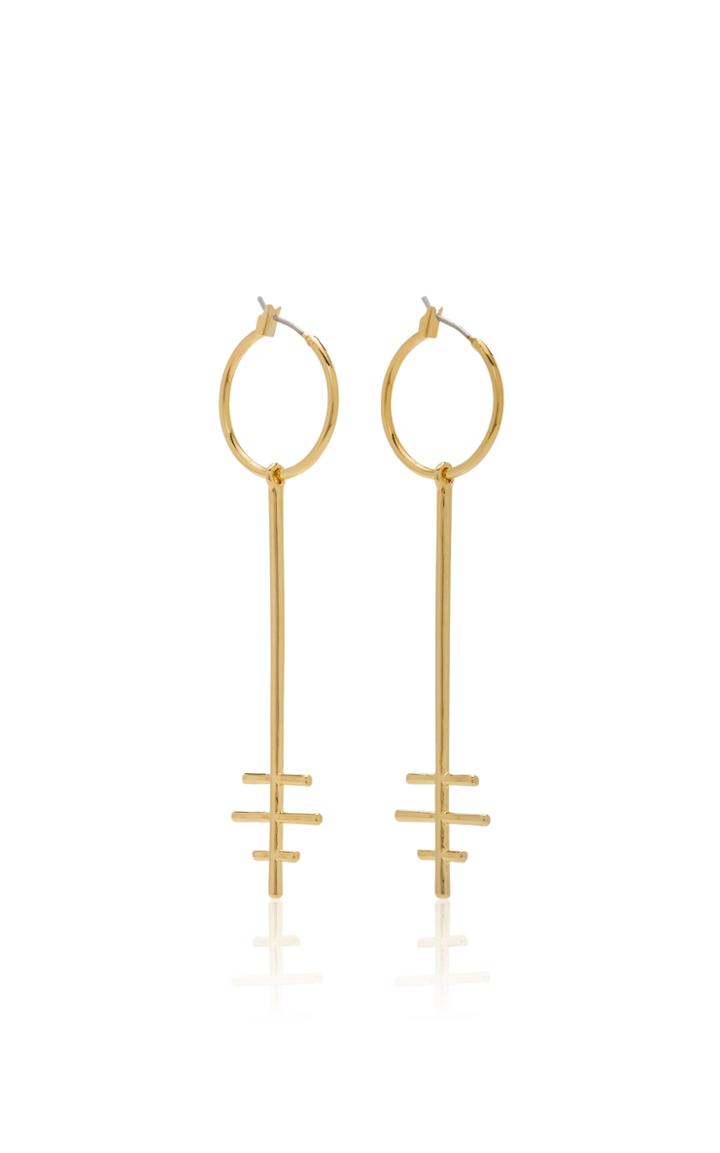 Etesian Xuclar Gold-plated Drop Earrings