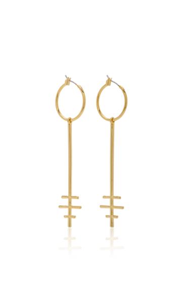 Etesian Xuclar Gold-plated Drop Earrings