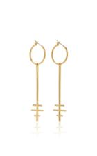 Etesian Xuclar Gold-plated Drop Earrings