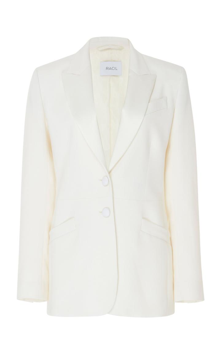 Racil Edward Single Breasted Structured Tuxedo Jacket