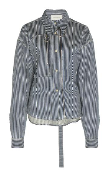 Cdric Charlier Stripe Cotton Jacket