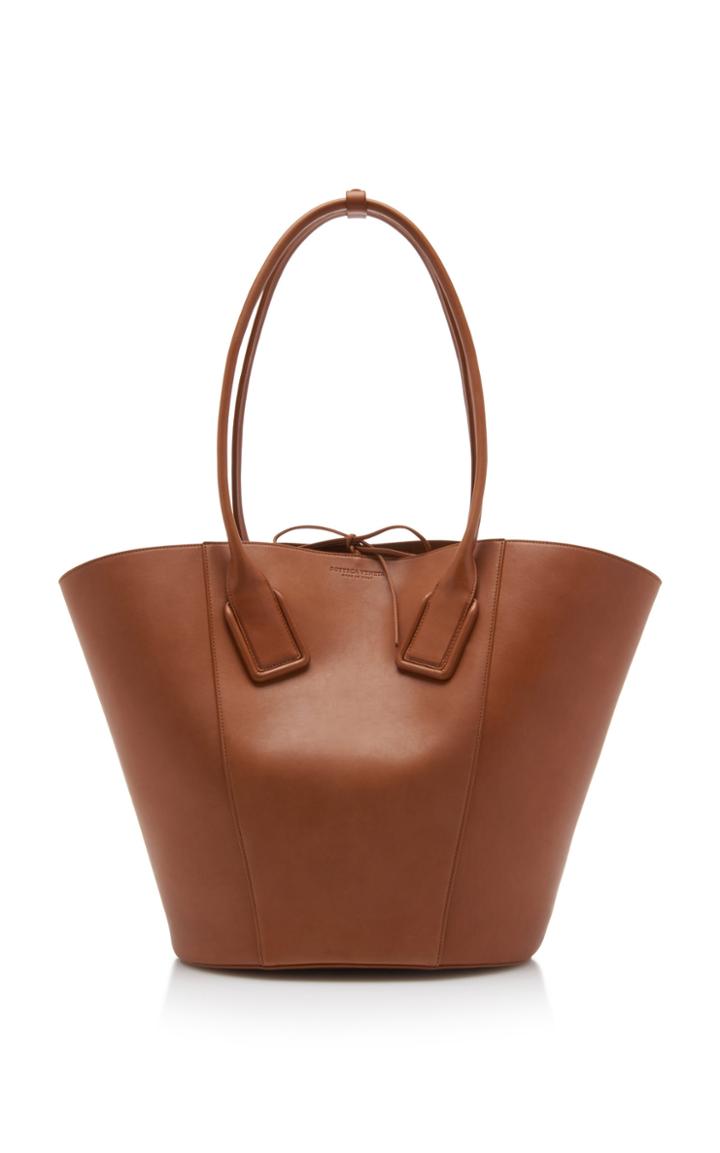 Bottega Veneta Medium Leather Basket Tote