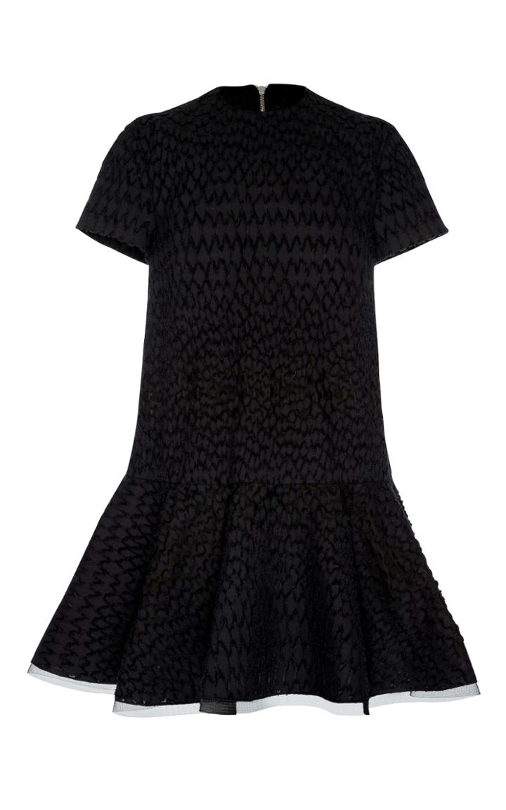 Alex Perry Dominic Reptile Swing Mini Dress