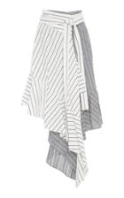 Echtego Thierry Stripe Wrapped Skirt