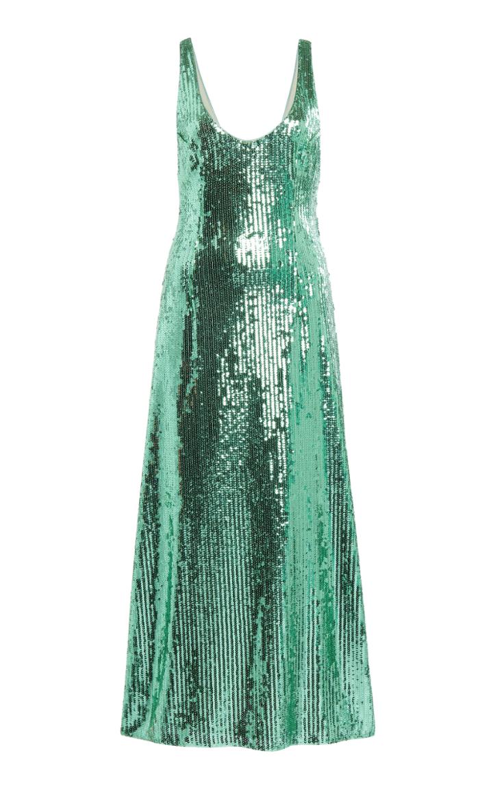 Moda Operandi Galvan Valletta Sequined-jersey Midi Dress