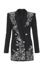 Balmain Sequin Embroidered Jacket Dress