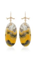 Annette Ferdinandsen 14k Gold Bumblebee Jasper Earrings