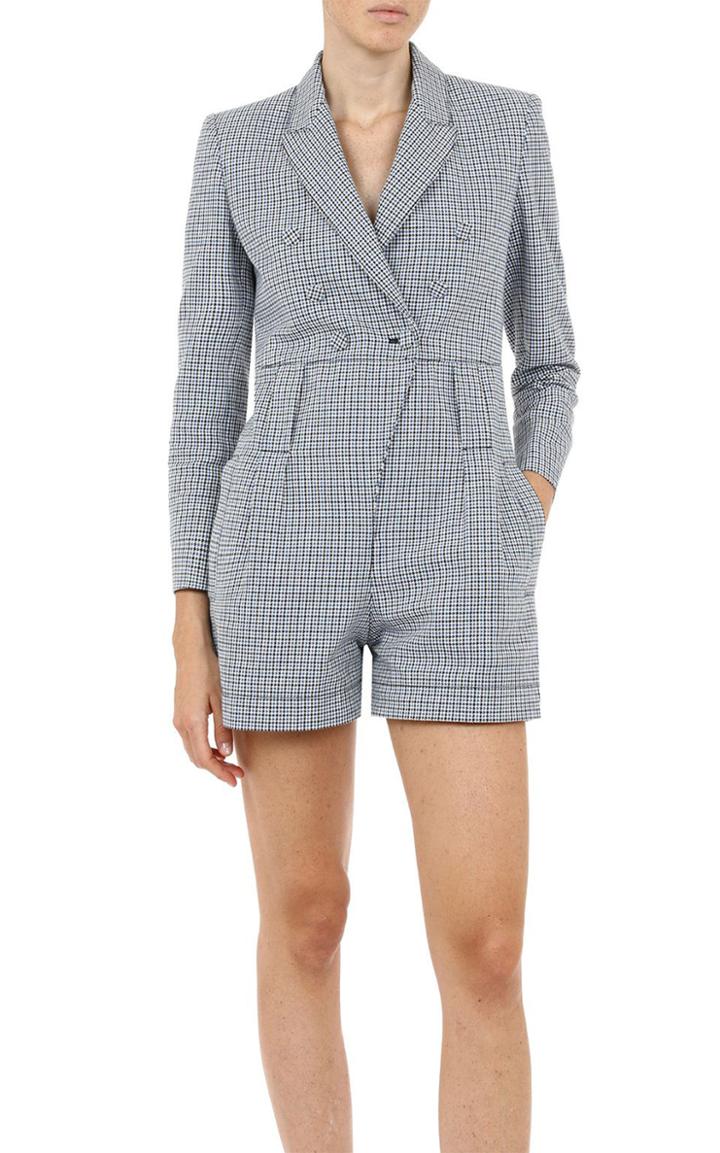 Moda Operandi Philosophy Di Lorenzo Serafini Pied De Poule Houndstooth Romper