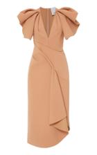 Moda Operandi Acler Redwood Ruffled Neckline Mini Dress Size: 4