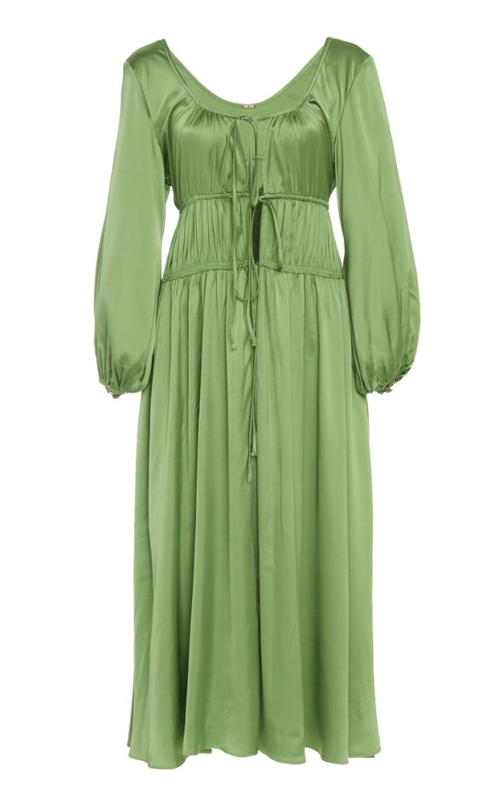 Cult Gaia Winonah Glossy Midi Dress