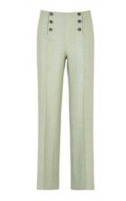 Moda Operandi Giuliva Heritage The Sailor Flannel-herringbone Straight-leg Pants