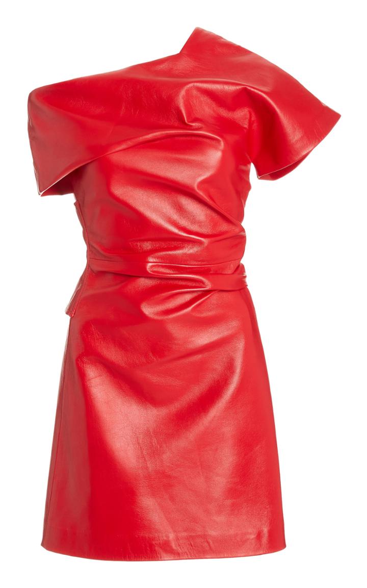 Moda Operandi Proenza Schouler Gathered Leather Tunic
