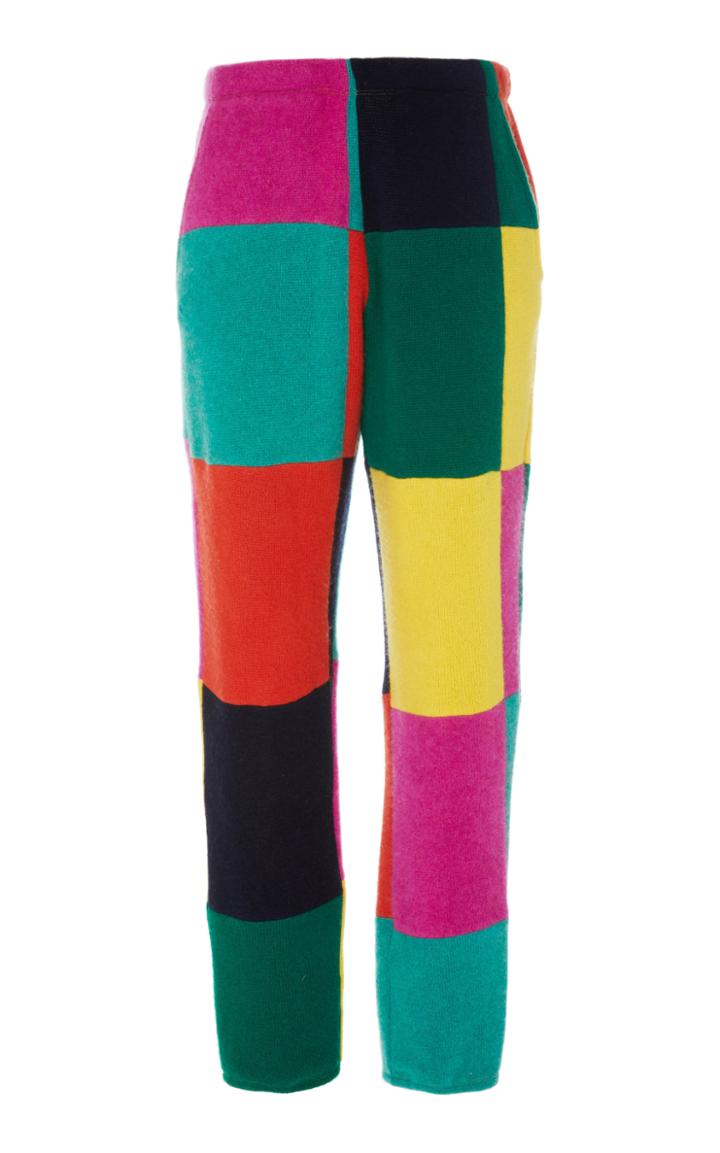The Elder Statesman Heavy Patchwork Track Pants