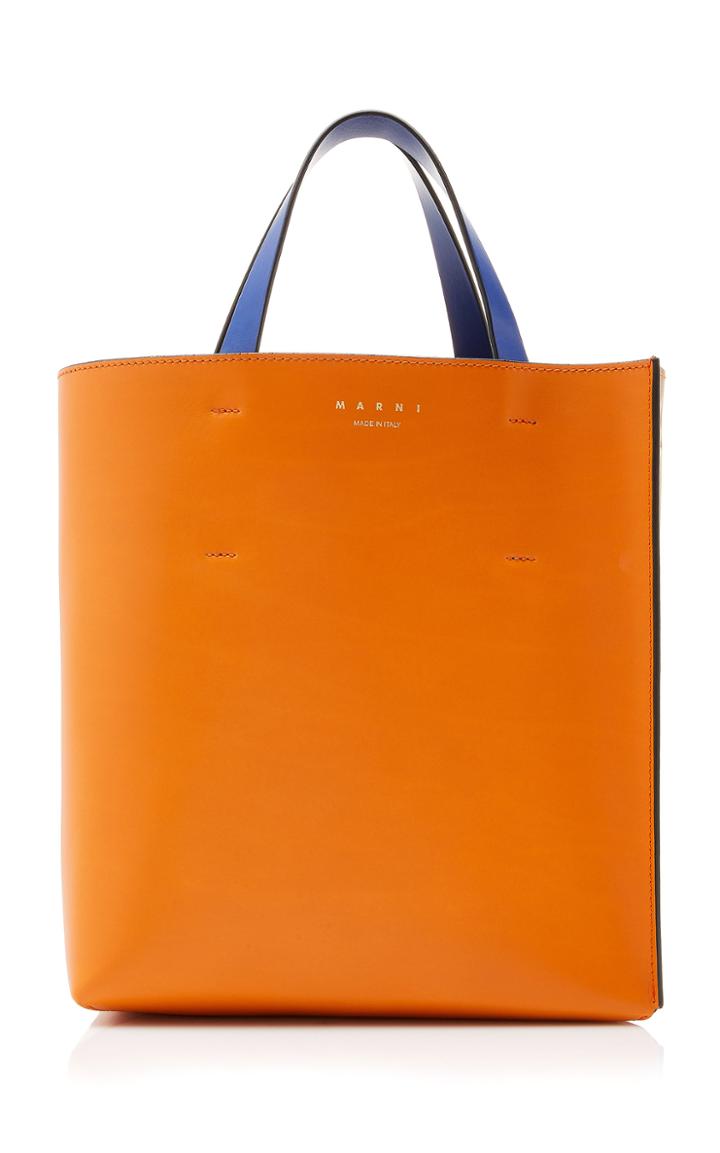 Marni Two-tone Leather Tote