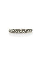 Fred Leighton Rose-cut Diamond Bombe Hinged Bangle Bracelet