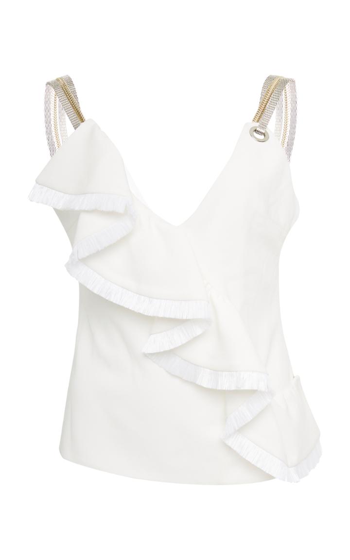 Georgine Marfa Sleeveless Ruffle Top