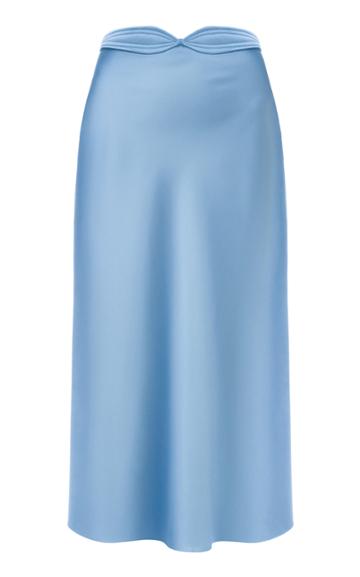 Moda Operandi Anna October Dido Satin Midi Skirt
