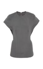 Rick Owens Heron Faille Short-sleeve Top