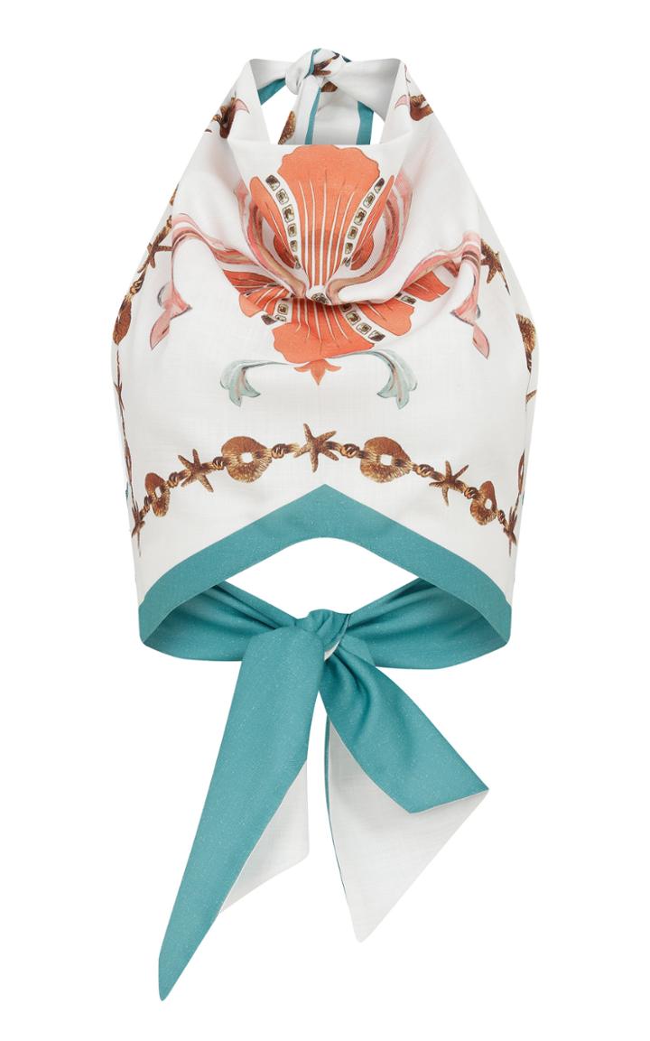 Moda Operandi Raisa Vanessa Paterned Wrap Top