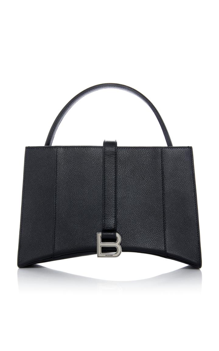 Balenciaga Hourglass Leather Tote Bag