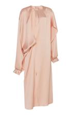 Maison Rabih Kayrouz Satin-crepe Cape Dress