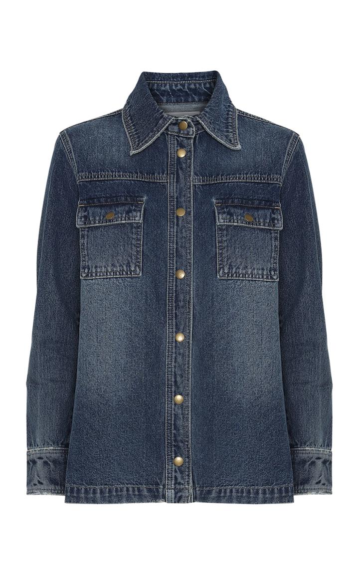 Moda Operandi Remain Rosalyn Denim Top