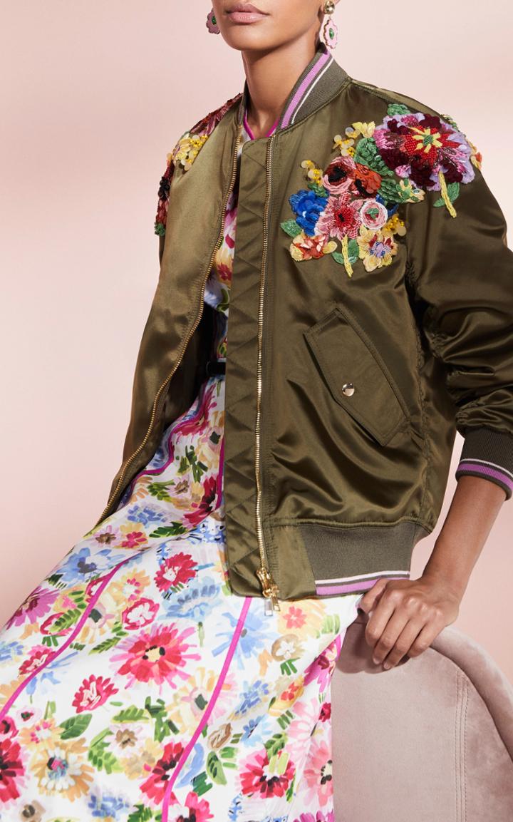 Escada Bessie Bomber Jacket