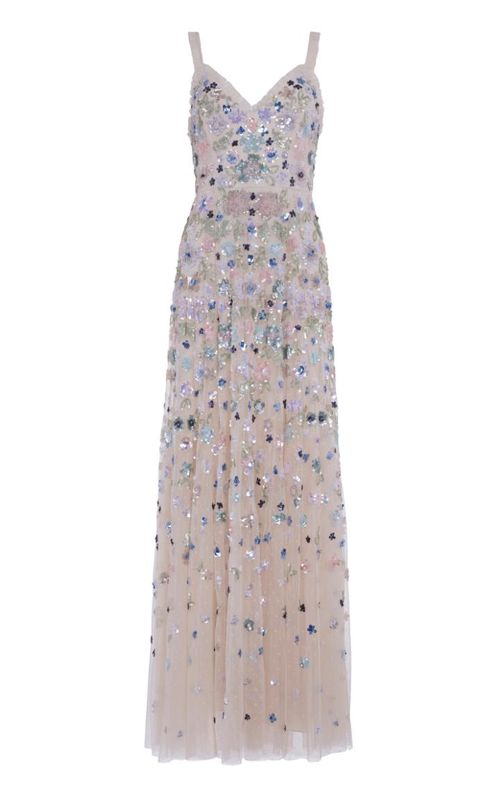 Needle & Thread Wildflower Sequin Maxi Dress