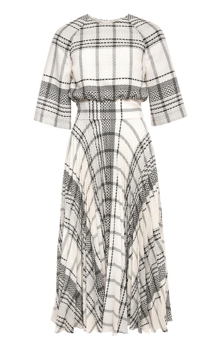 Lilli Jahilo Pippa Plaid Midi Dress