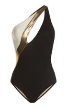 Zeus + Dione Calypso One Shoulder Swimsuit