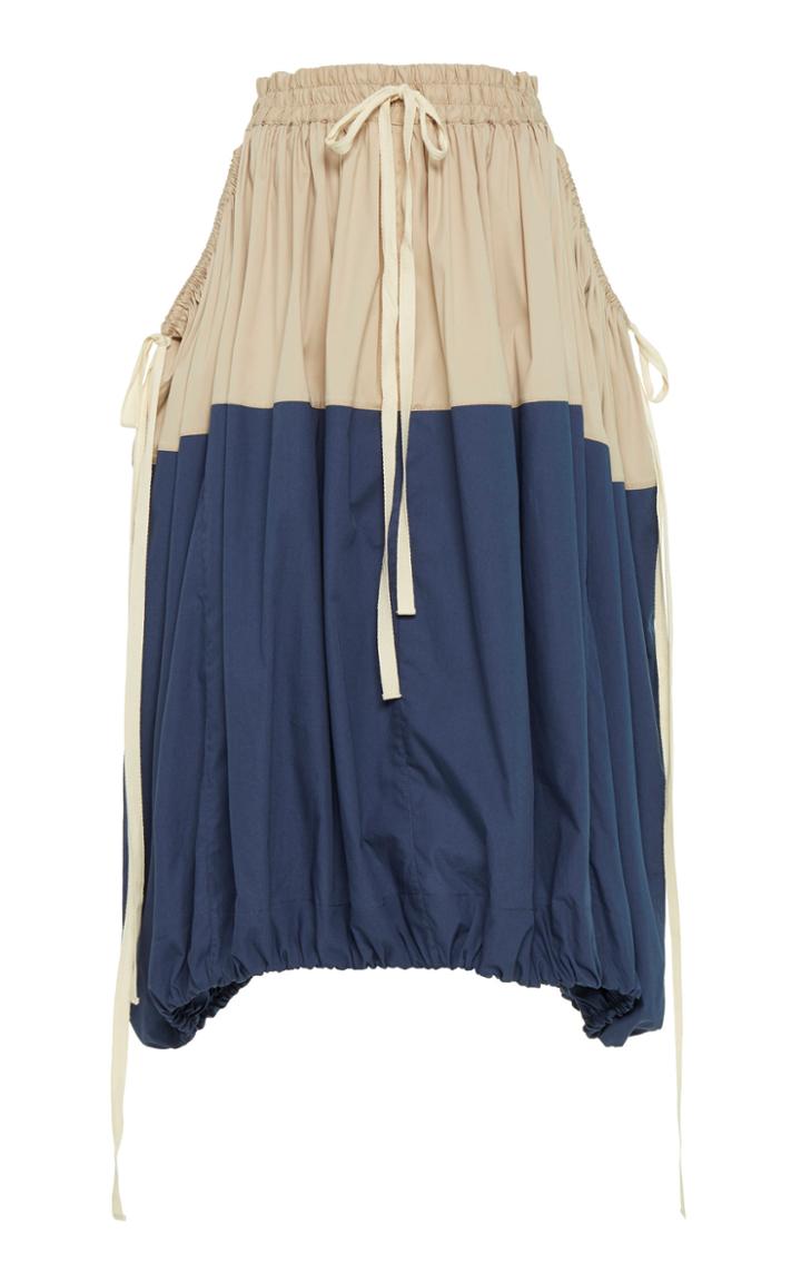 Moda Operandi Lee Mathews Freya Two-tone Cotton Parachute Skirt Size: 1